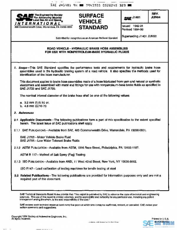 SAE J1401_199406 PDF
