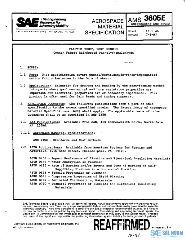 SAE AMS3605E PDF SAE AMS3605E PDF
