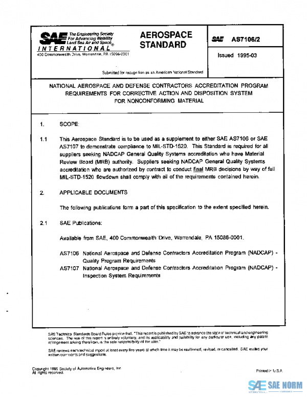 SAE AS7106/2 PDF