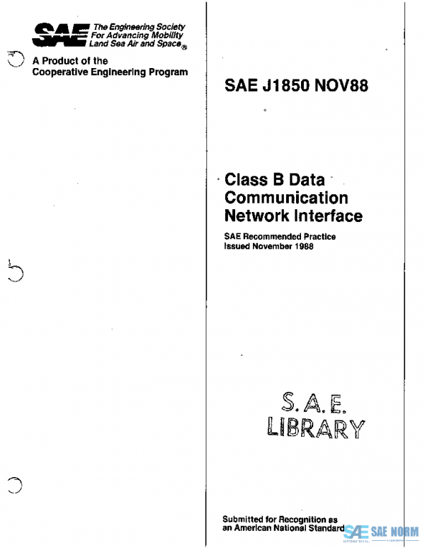SAE J1850_198811 PDF