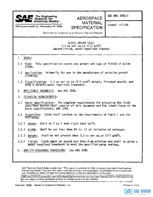 SAE AMS3788/2 PDF