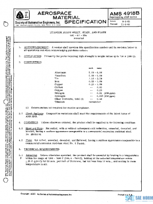 SAE AMS4918B PDF
