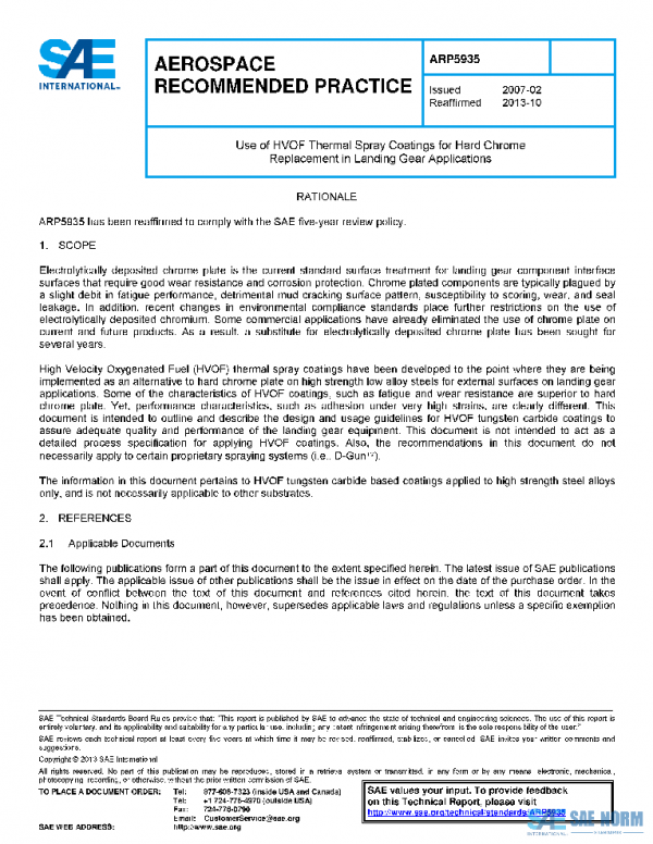 SAE ARP5935 PDF