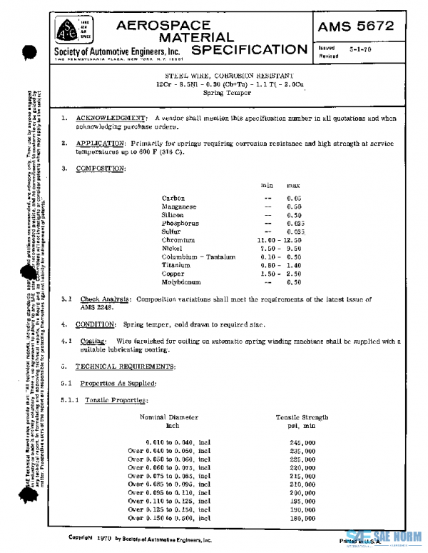 SAE AMS5672 PDF