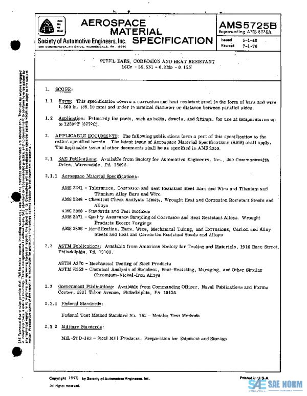 SAE AMS5725B PDF