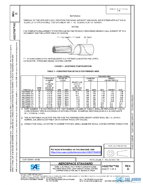 SAE AS22759/92D PDF