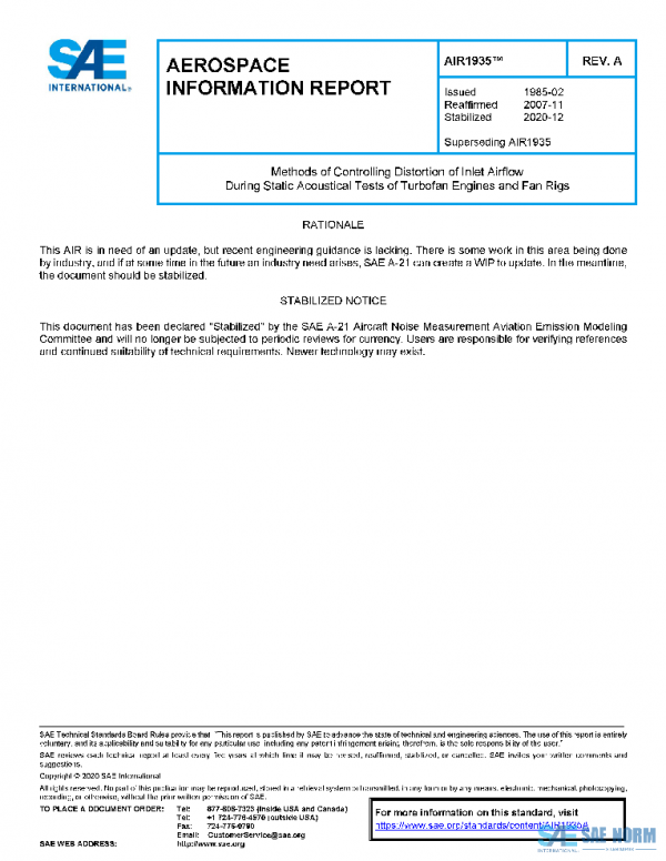 SAE AIR1935A PDF
