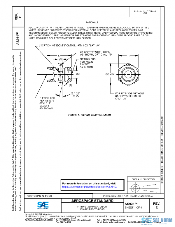SAE AS931E PDF