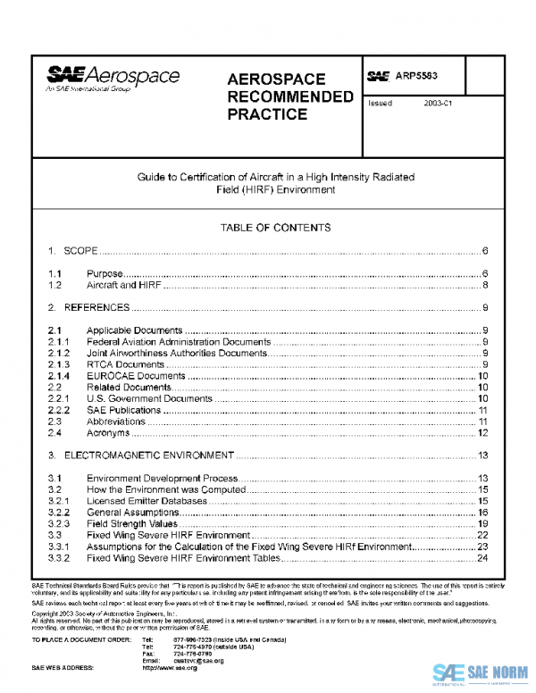 SAE ARP5583 PDF SAE ARP5583 PDF