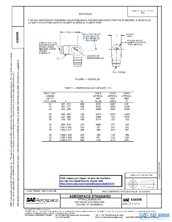 SAE AS6099 PDF SAE AS6099 PDF