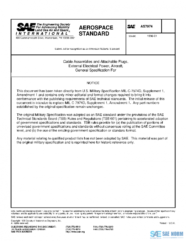 SAE AS7974 PDF