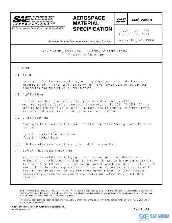 SAE AMS2433B PDF