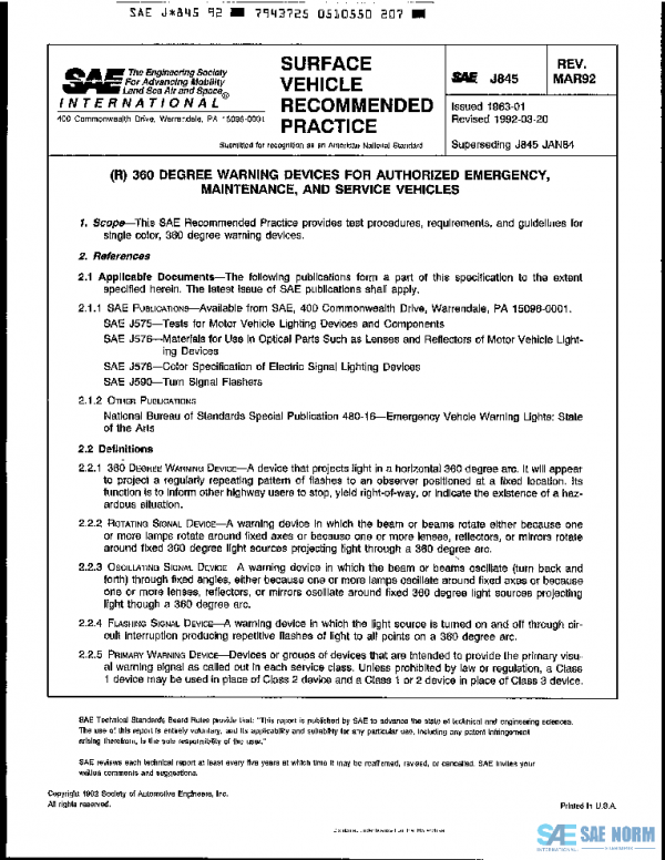 SAE J845_199203 PDF