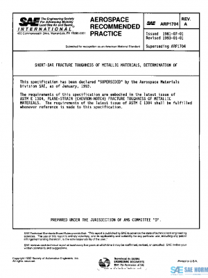 SAE ARP1704A PDF