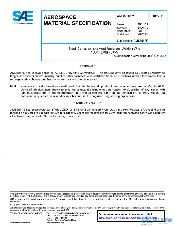 SAE AMS5817G PDF