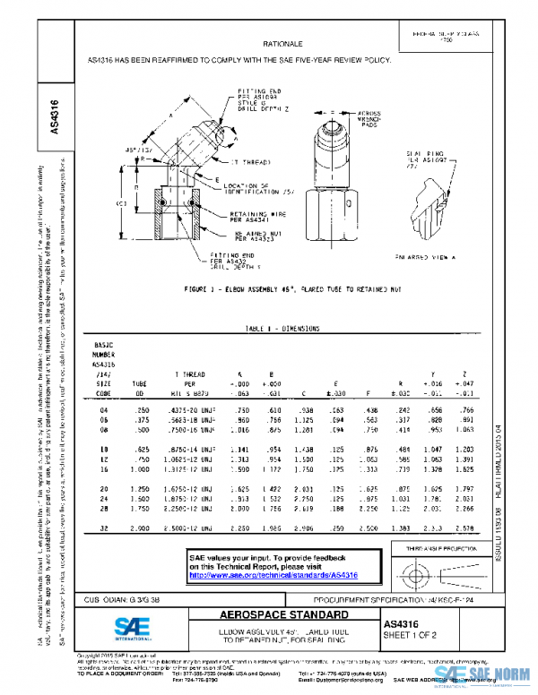SAE AS4316 PDF SAE AS4316 PDF