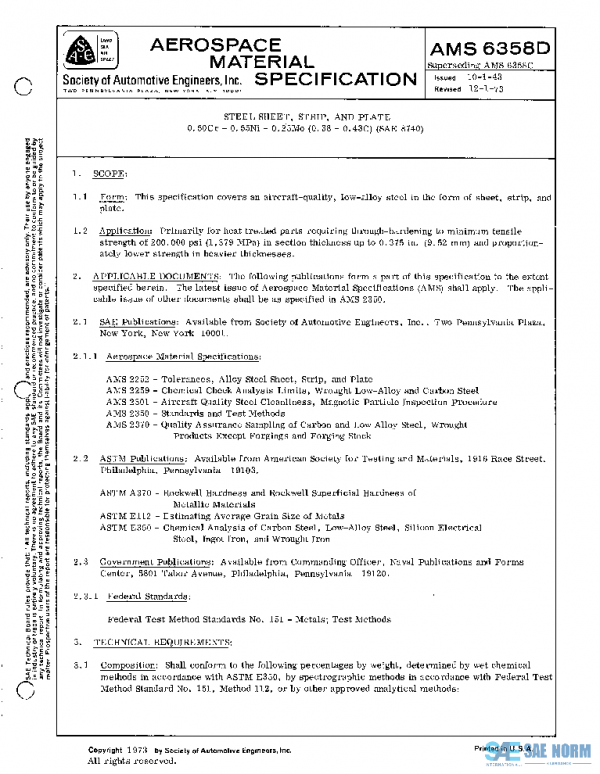 SAE AMS6358D PDF