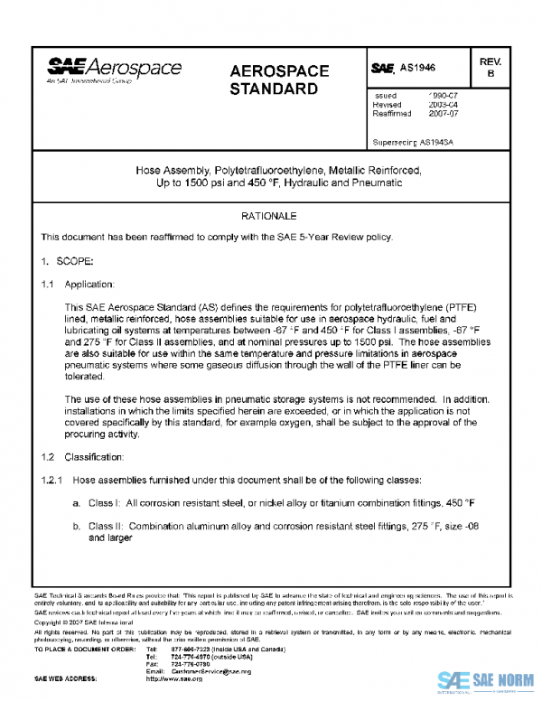 SAE AS1946B PDF SAE AS1946B PDF