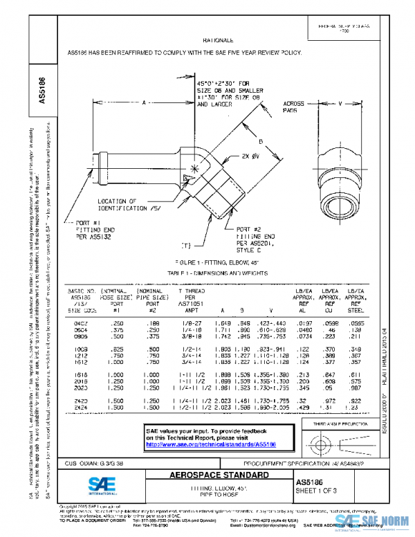 SAE AS5186 PDF SAE AS5186 PDF