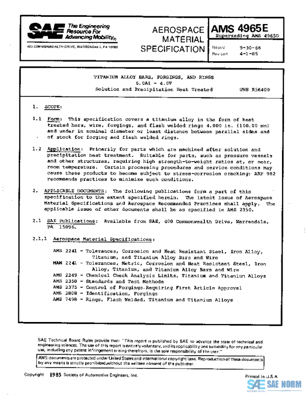 SAE AMS4965E PDF
