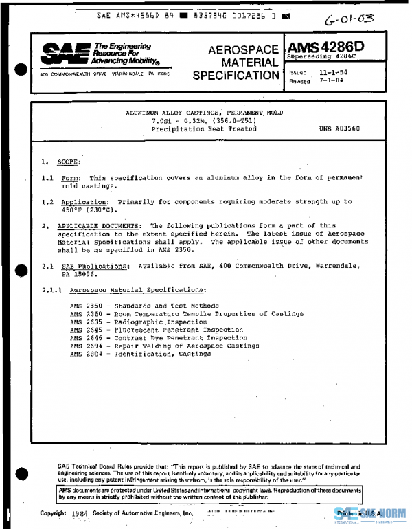 SAE AMS4286D PDF