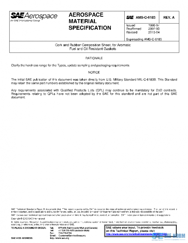 SAE AMSC6183A PDF