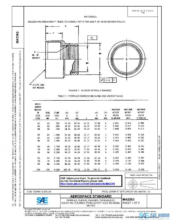 SAE MA2263 PDF SAE MA2263 PDF