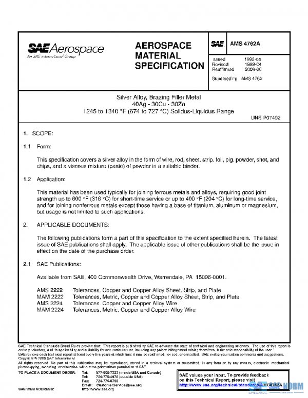 SAE AMS4762A PDF