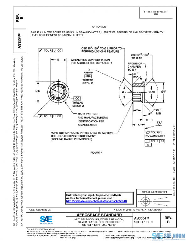 SAE AS3554B PDF SAE AS3554B PDF