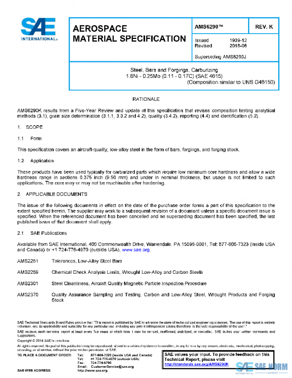 SAE AMS6290K PDF