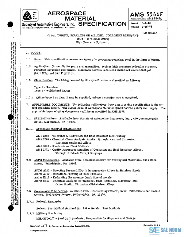 SAE AMS5566F PDF