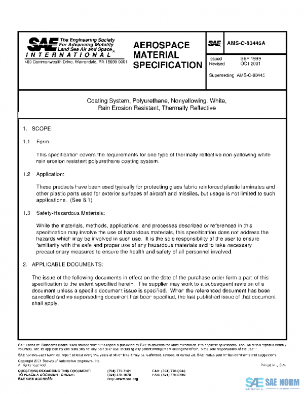 SAE AMSC83445A PDF SAE AMSC83445A PDF