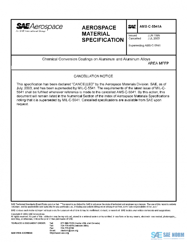 SAE AMSC5541A PDF SAE AMSC5541A PDF