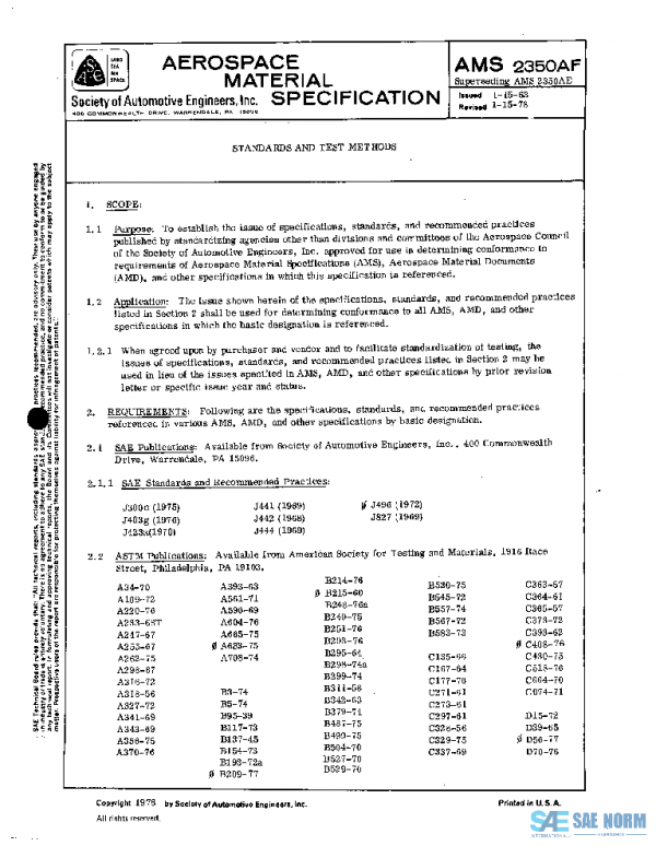 SAE AMS2350AF PDF