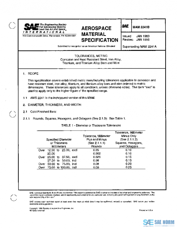 SAE MAM2241B PDF