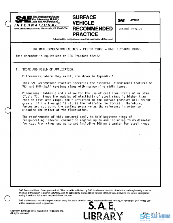 SAE J2001_199009 PDF