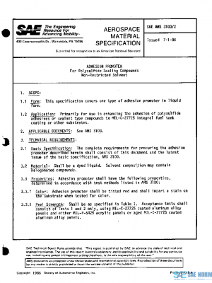 SAE AMS3100/2 PDF