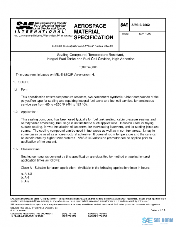 SAE AMSS8802 PDF SAE AMSS8802 PDF
