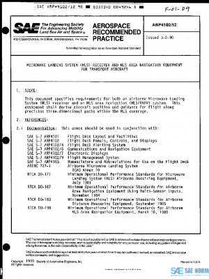 SAE ARP4102/12 PDF