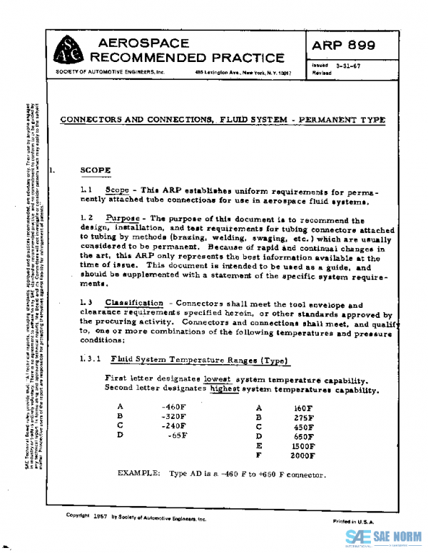 SAE ARP899 PDF
