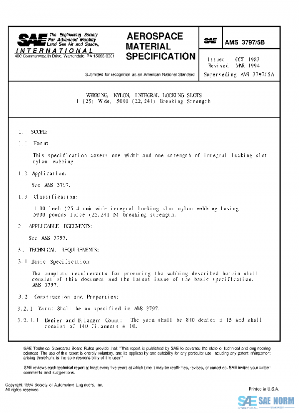 SAE AMS3797/5B PDF