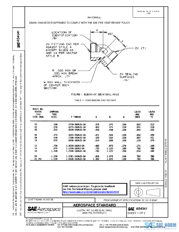SAE AS4541 PDF