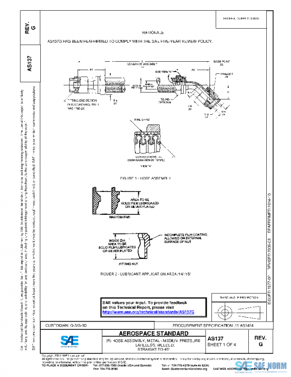 SAE AS137G PDF SAE AS137G PDF
