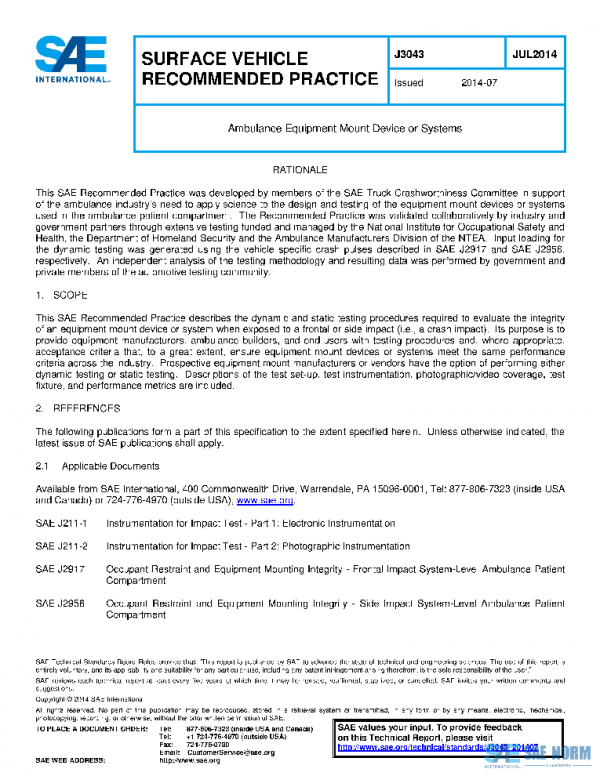 SAE J3043_201407 PDF