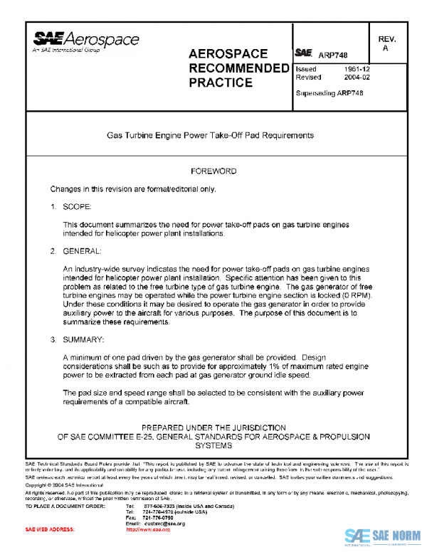 SAE ARP748A PDF