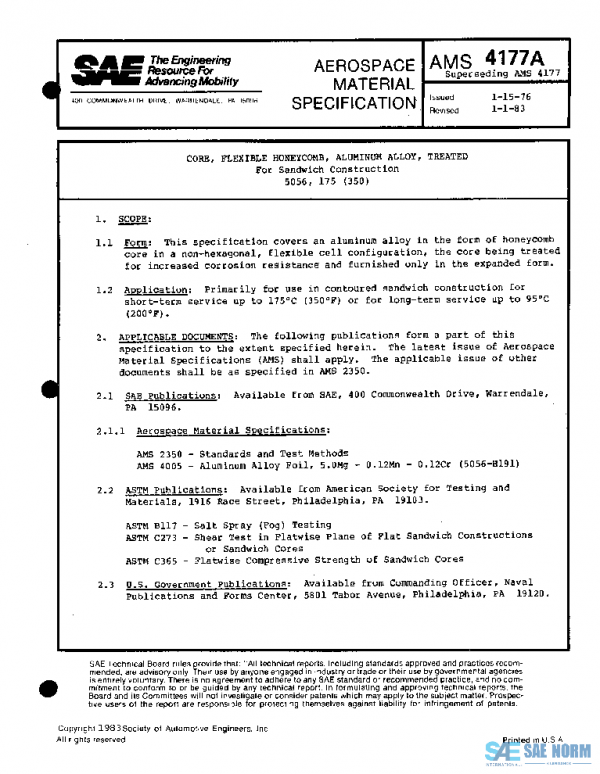 SAE AMS4177A PDF