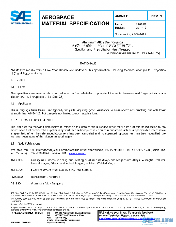 SAE AMS4141G PDF