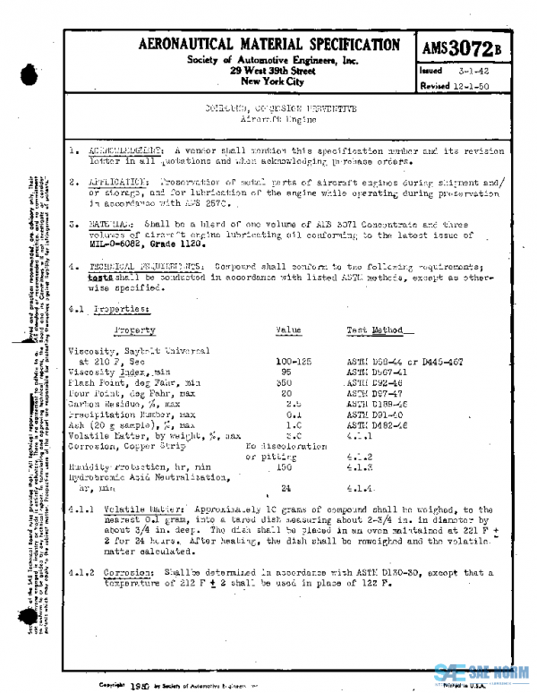 SAE AMS3072B PDF SAE AMS3072B PDF
