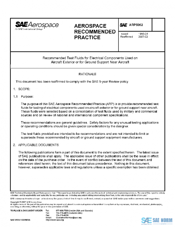 SAE ARP5062 PDF