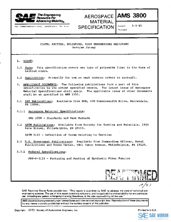 SAE AMS3800 PDF SAE AMS3800 PDF